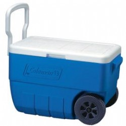 צידנית 45 ליטר + גלגלים וידית נשיאה Coleman